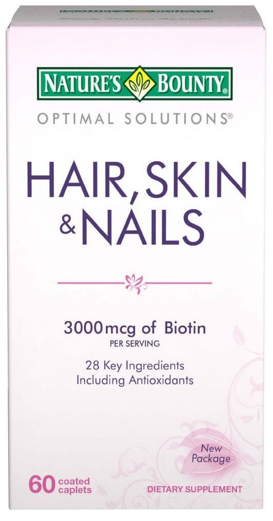 Nature's Bounty Hair Skin and Nails 60 Count 3000mcg Biotin 70 Boxes - My shopping deal
