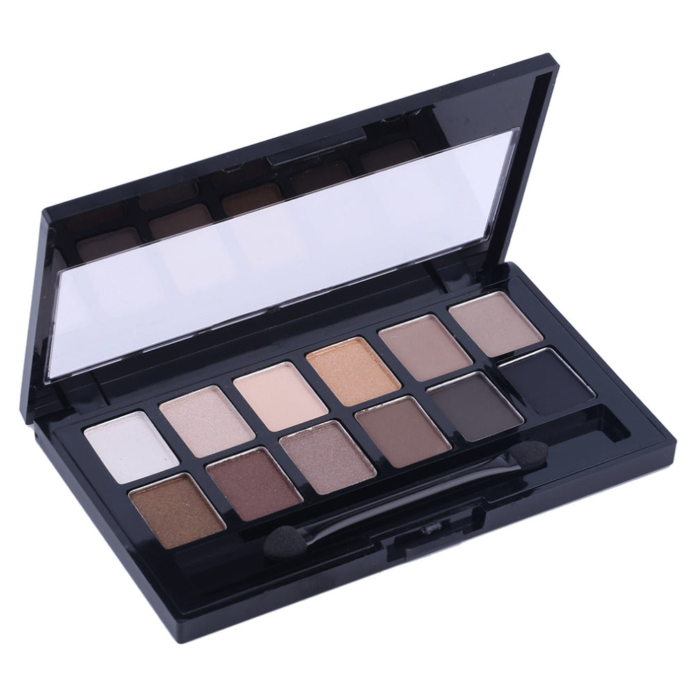 High Quality Pro Cosmetic Matte Eye Shadow 12 Colors Make Up Set Nudes Naked Pallete Eyeshadow Palette Brighten - My shopping deal